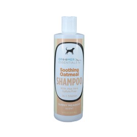 GROOMER ESSENTIALS - All Natural Soothing Oatmeal Dog Shampoo 16oz. (for Itchy Skin)