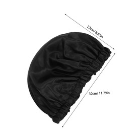 TOVINANNA Large Adjustable Shower Cap for Women Hair Bonnet with Elastic Band for Bath Spa Sleeping Elegant Design Comfortable Fit Reusable for All Head