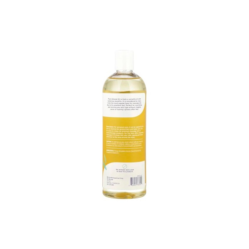 Life-Flo Aceite puro de almendras 16 oz 1.04pounds