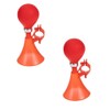 Kids Bicycle Horn, Air Squeeze Snail Design, 2-Pack, Handlebar Bell