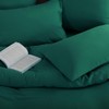Aisbo Housewife Pillowcases 2 Pack - Dark Green Standard Pillow