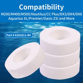 SUNRRA Durable Climbing Ring Replacement for Dolphin Nautilus CC Plus Robotic Pool Vacuum Cleaner, M200/M400/M500/DX3/DX4/DX6 More, Part # 6101611-R4, Replace Dolphin Nautilus CC Plus Parts, 4 Packs