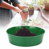 Walfront 4pcs Gardening Sieve Stackable Soil Sifting Pan Plastic Mesh