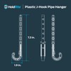 Holdrite 1 inch CTS J-Hook Pipe Hanger, 50 Pack, Pipe