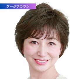 mamota Short Bob Full Wig, Wig, Wig, Gray Hair, Black Hair, Women's, Heat Resistant, Wolf, With Net