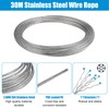 Wire Rope 30 m Steel Cable 2 mm Rope Tension