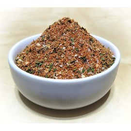 Boston Spice Don't Tread On My Chicken Handmade Gourmet Seasoning Blend Poultry Duck Turkey Wings Thighs Legs Breasts Pork Ribs Bake Baked BBQ Barbecue Roasted Vegetables Dry Rub Approx 1 Cup in Tin