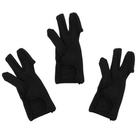 SAFIGLE 3pcs Thermal Insulation Gloves for Men Heat Resistant Hair Styling Mitts Finger Hair Styling Gloves Heat Protection