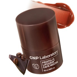 CNP Café Lip Butter - Propolis Lipcerin™ 05 Caffé Mocha, Hydrating Overnight Manuka Lip Balm & Mask, 12hr Long-Lasting Moisture, Korean Skin Care, 0.5 fl.oz.
