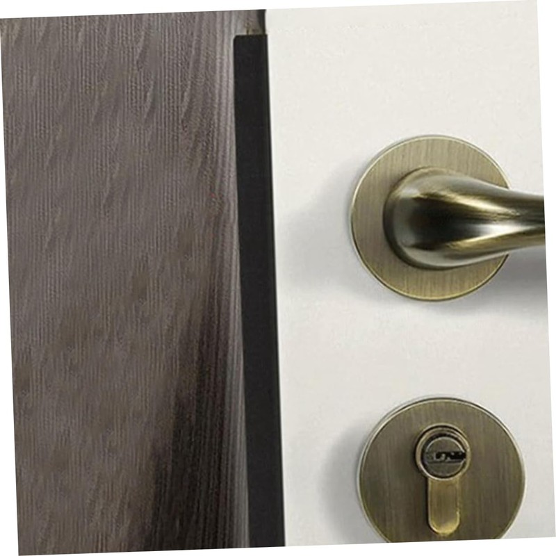 COHEALI Door Latch Guard Plate Shaped Outswing Door Security Protector