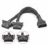 OBD2 Splitter Extension Cable for Car Diagnostics – 16-Pin Male