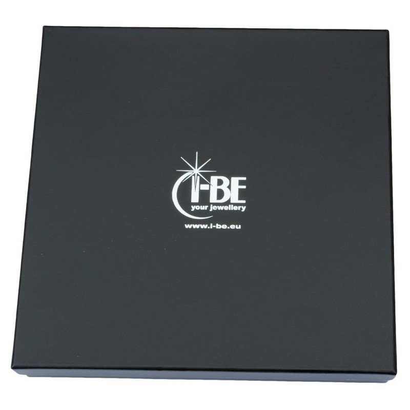 I-be, 446603/black/si/45 black spinel necklace, jet black, diameter 3 mm,