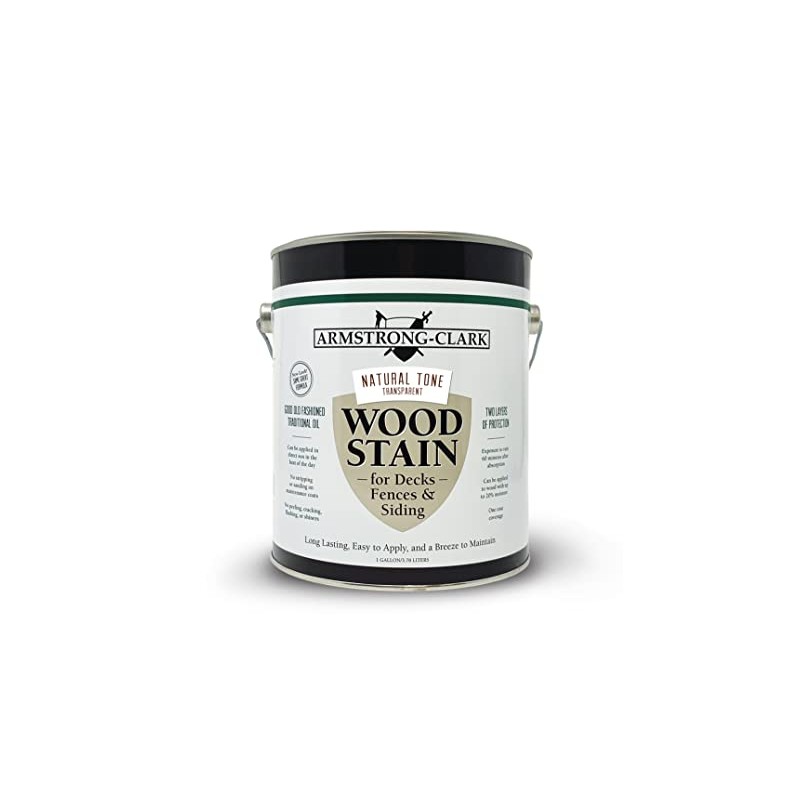 Armstrong Clark Deck and Wood Stain (1 Gallons, Natural Tone)