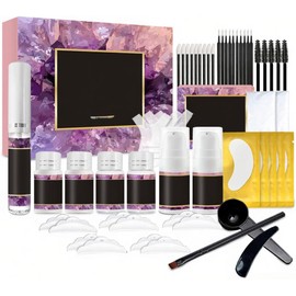 Kit de Lifting Pestañas y Cejas Semipermanente Juego Rizado Permanente Tinte para Salones Belleza