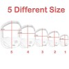 Sasha Square Goatee Beard Shaper Template for Men, Goatee &