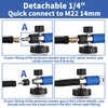 Foam Cannon for Pressure Washer with Dual Connector Accessory, FENG