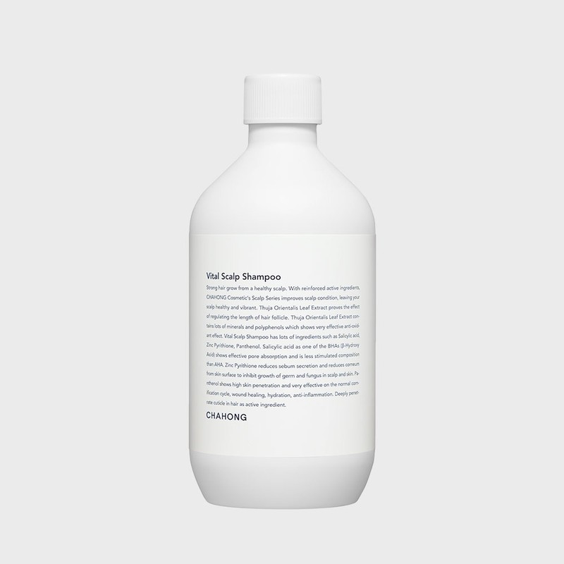 Cha Hong (지성.비듬케어) 바이탈 스캘프 샴푸 500 ml (Oily. Dandruff