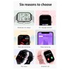 SEND UP Ultra-Thin Smart Watch 1.69 Inches Square Screen Bluetooth