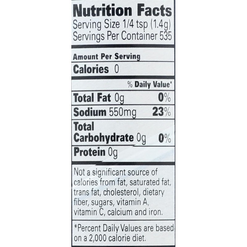 La Baleine, Sea Salt Canister, Fine, 26.5 oz (Pack of