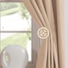 Glod Curtain Tiebacks Hooks - Crystal Wall Mounted Decorative Modern