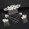 Herbeluemily Hair Ornament, Headdress, Hair Accessories, Hair Pin, Pearl, 5-piece
