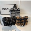 Gothic Goth Purse,Punk Grunge Messenger Bag,Cool Goth Canvas Shoulder Bag
