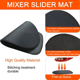 Sliding Board for KitchenAid Food Processor, Kitchenaid Artisan Accessories, Underlay Mat Compatible with KitchenAid 4.3L-4.8L, Sliding Mat for Kitchen Aid Heavy Duty Food Processors