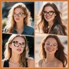 OPTOFENDY Bifocal Reading Glasses for Women, Clear Top Cat Eye