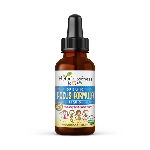 Herbal Goodness Kids Focus and Attention Supplements 1oz - Focus