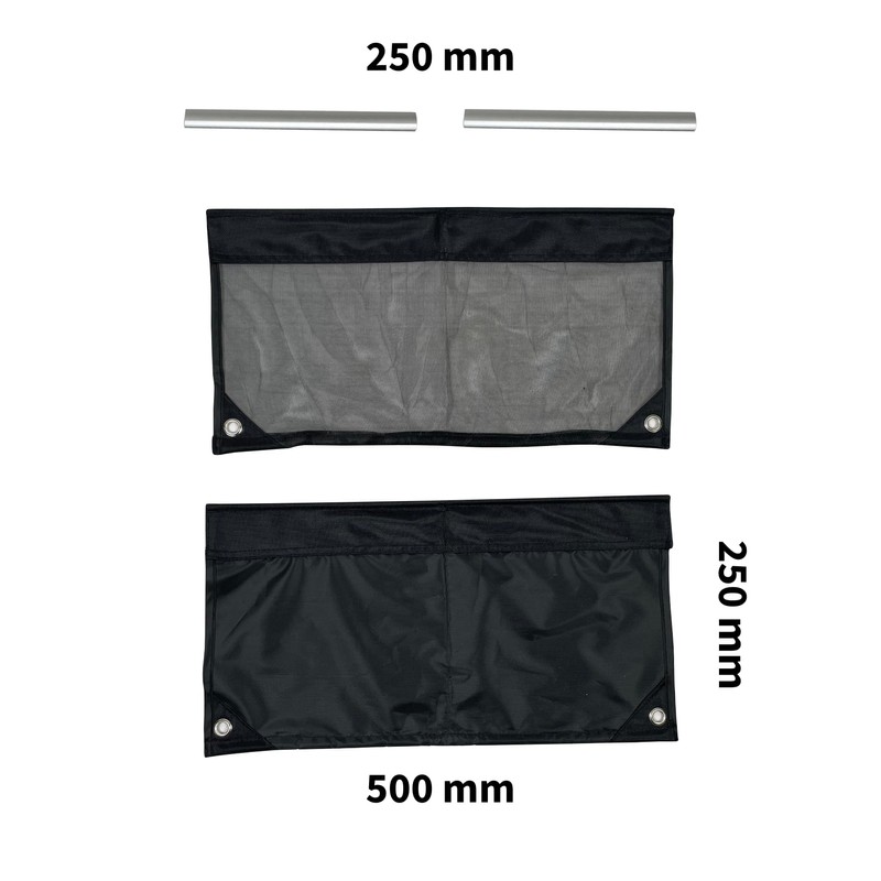 Waterline Design Marine Portlight Cap with Rain/Sun & Mosquito Net