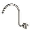 SEABEFORE Shower Arm 13 Inch Shower Extension Arm Brushed Nickel
