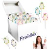 Fruidles Penguin Lollipops and Candy Rings Suckers, Fat-Free, Individually Wrapped