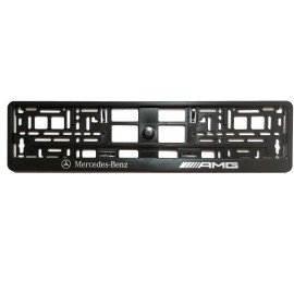 UNBRANDED Mercedes AMG European Euro License Number Plate Holder Frame German Car Tag
