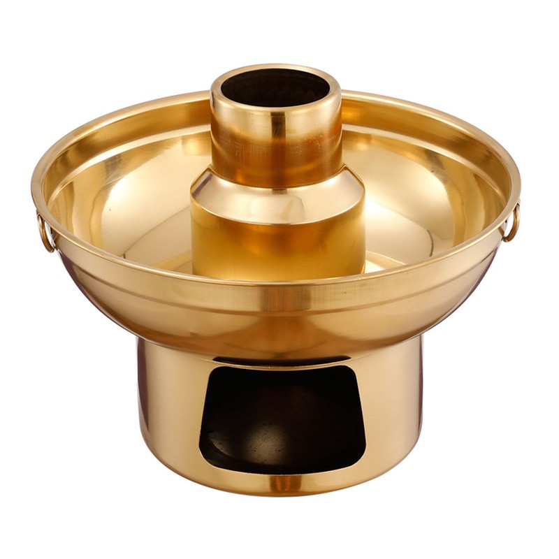 Stainless Steel Dry Ice Hot Pot Light Luxury Exquisite Milk
