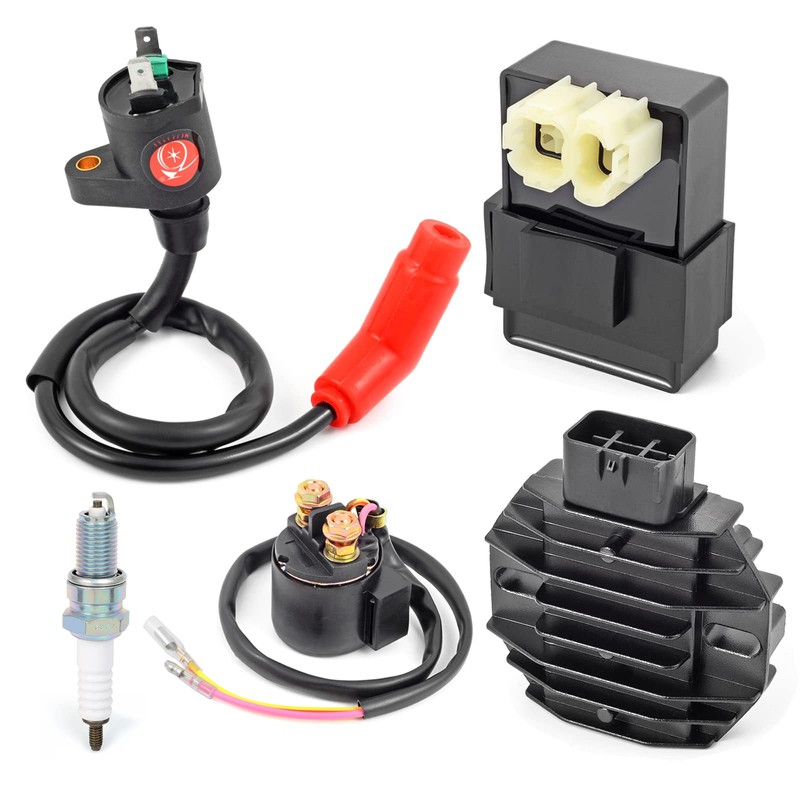 CDI Box Ignition Coil Voltage Regulator Rectifier Relay Kit Compatible