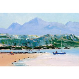 No.2 - Landscape Art Greeting Cards - Scottish Paintings - Printed on a 300gsm Gloss Art Card. 4 pack.