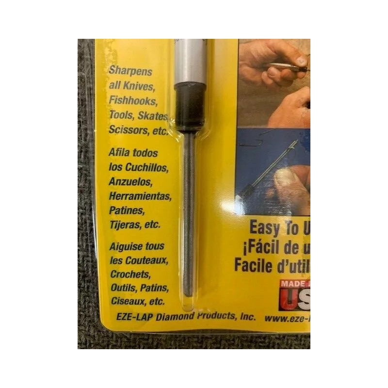 EZE-LAP Round Pocket Diamond Sharpener 2 1/4 Inch Diamond Model