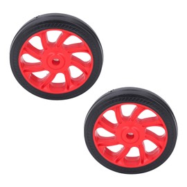 6" Air Compressor Wheels, Universal Air Compressor Wheels Replacement, with 0.5" Dia. Hole 2Pcs Air Compressor Replacement Parts for Easy Mobility