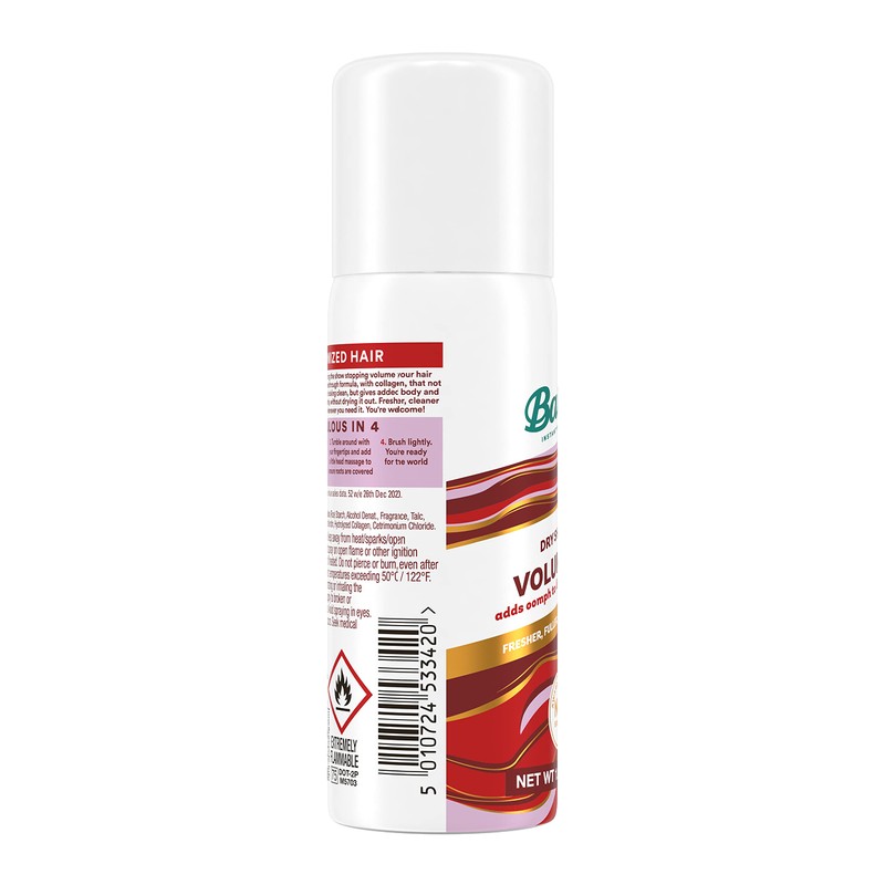 Batiste Instant Hair Refresh Volumizing Dry Shampoo Mini 1.6 Ounce