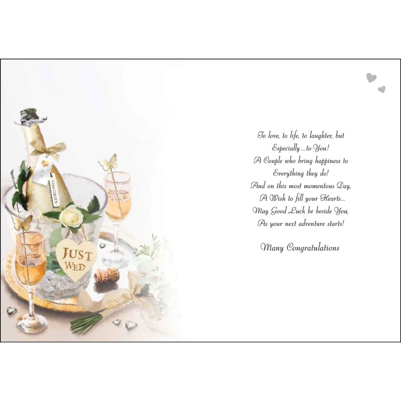 Jonny Javelin Wedding Day Wishes To You Both Card -