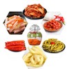 Aosnttol Glass Jar with Lid Pickle Jar, 1.5L Wide Mouth