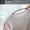 ROROPOCO Non Slip Hangers, Set of 10, Non Slip Laundry