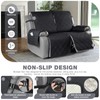 TAOCOCO 100% Waterproof Oversized Loveseat Recliner Cover, Non Slip Split