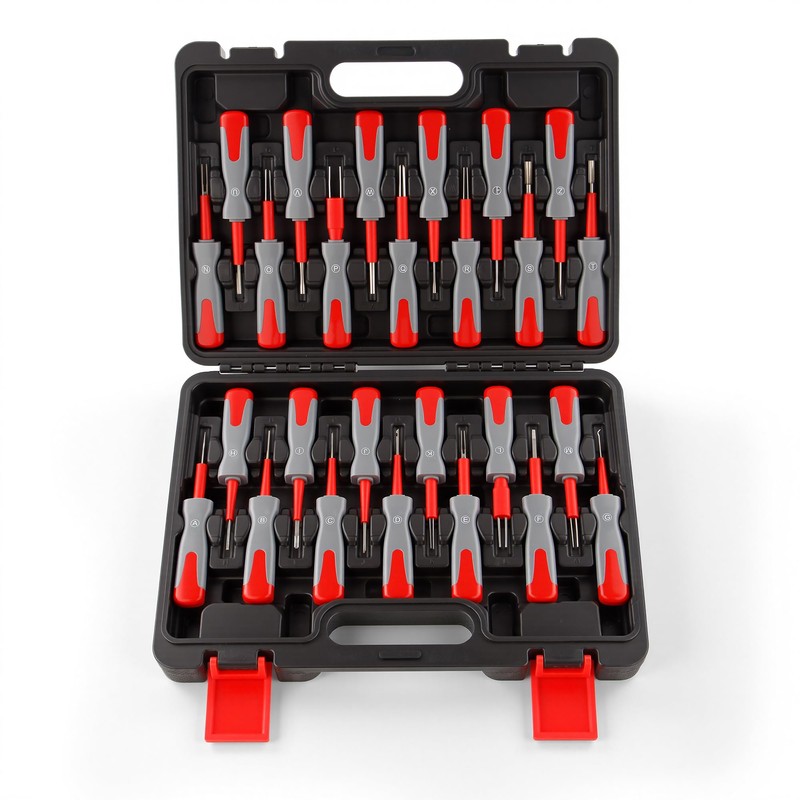 WAYCOJOY 26PCS Universal Terminal Removal Tool Kit, Connector Pin Removal