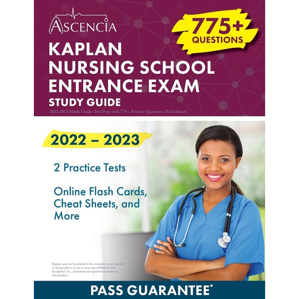Kaplan Nursing School Entrance Exam 2022-2023 Study Guide: Test Prep