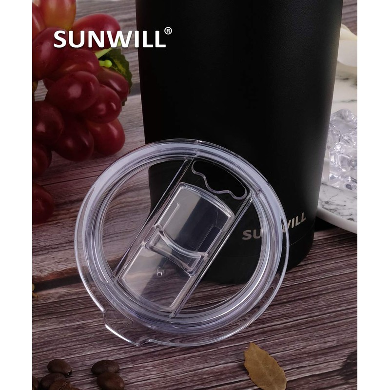 Lid for SUNWILL 14oz Mugs and 20oz Tumblers Only, Spill