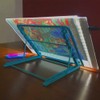 USLINSKY Adjustable Light Box Laptop Pad Stand, Multifunction(6 Angles) Skidding