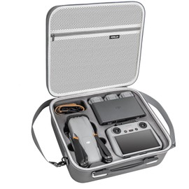 GAEKOL Air 3 Carrying Case, Portable PU Travel Bag Carrying Case for DJI Air 3 Fly More Combo, RC 2/RC-N2 Controller, Battery Charging Hub and Drone Accessories
