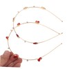 FOMIYES Strawberry Cherry Metal Headband Set 2pcs Elegant Hair Bands
