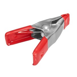 Wideskall® 2" inch Mini Metal Spring Clamps w/Red Rubber Tips Clips (Pack of 30)